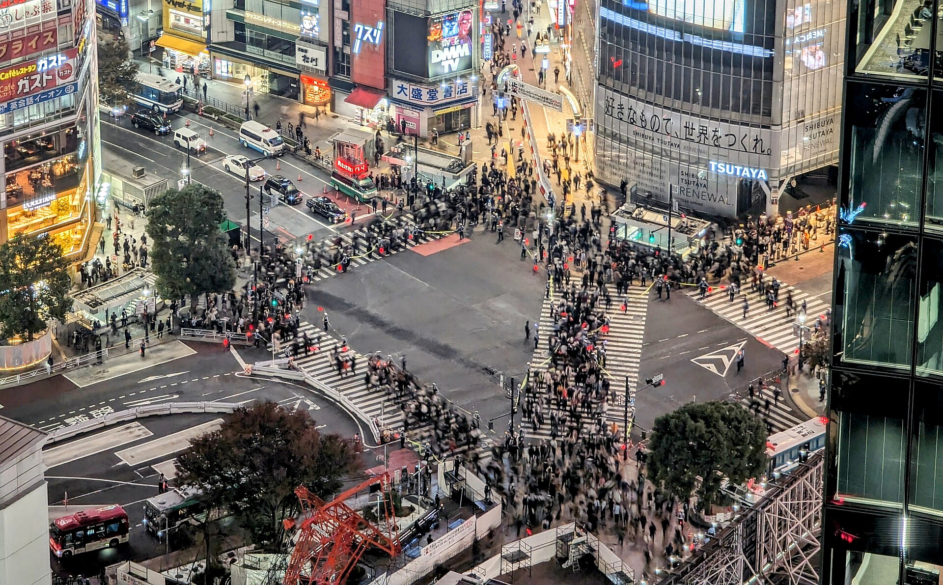 涩谷十字路口 参考图 1